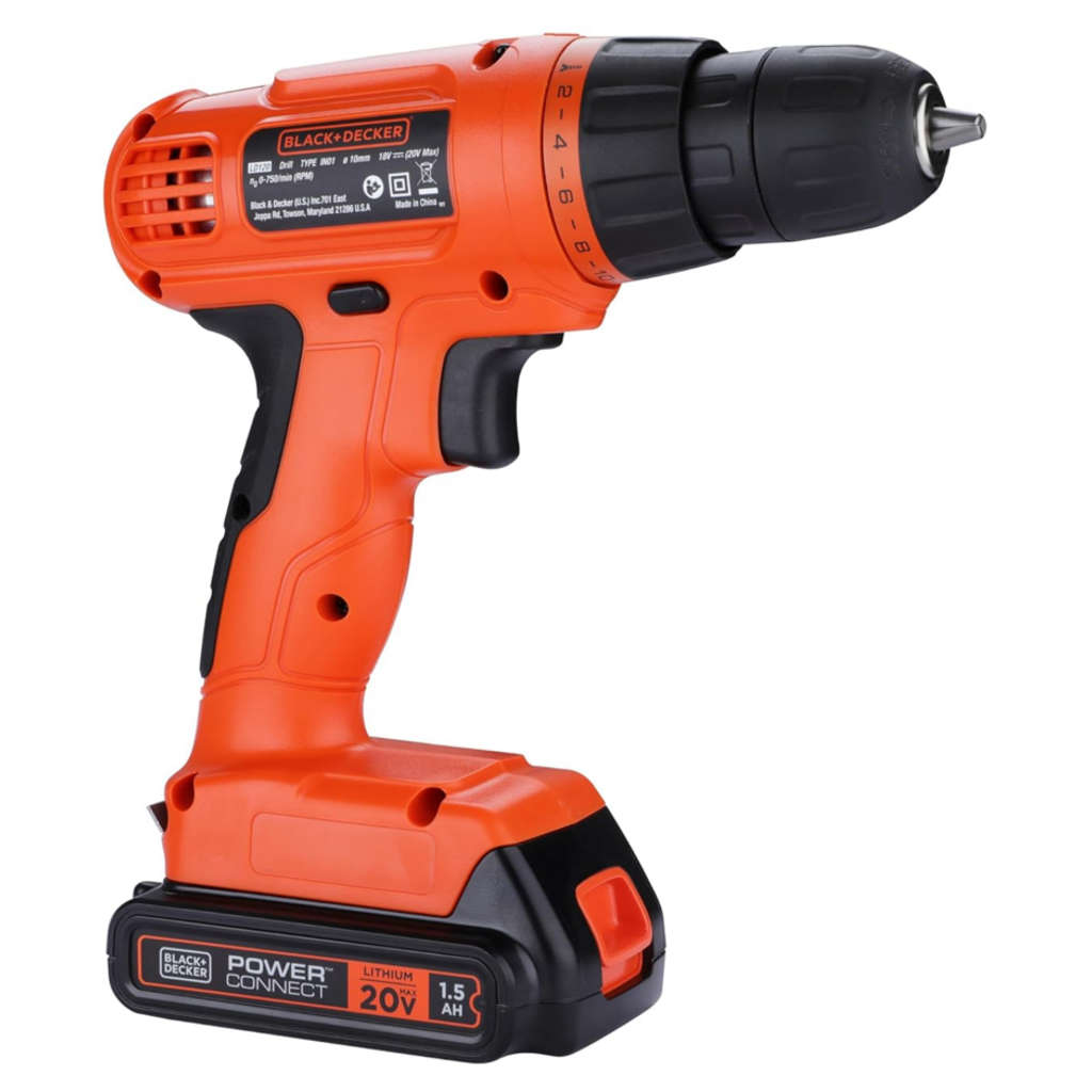 Black & Decker Cordless Max Drill Driver 20 V LD120VA