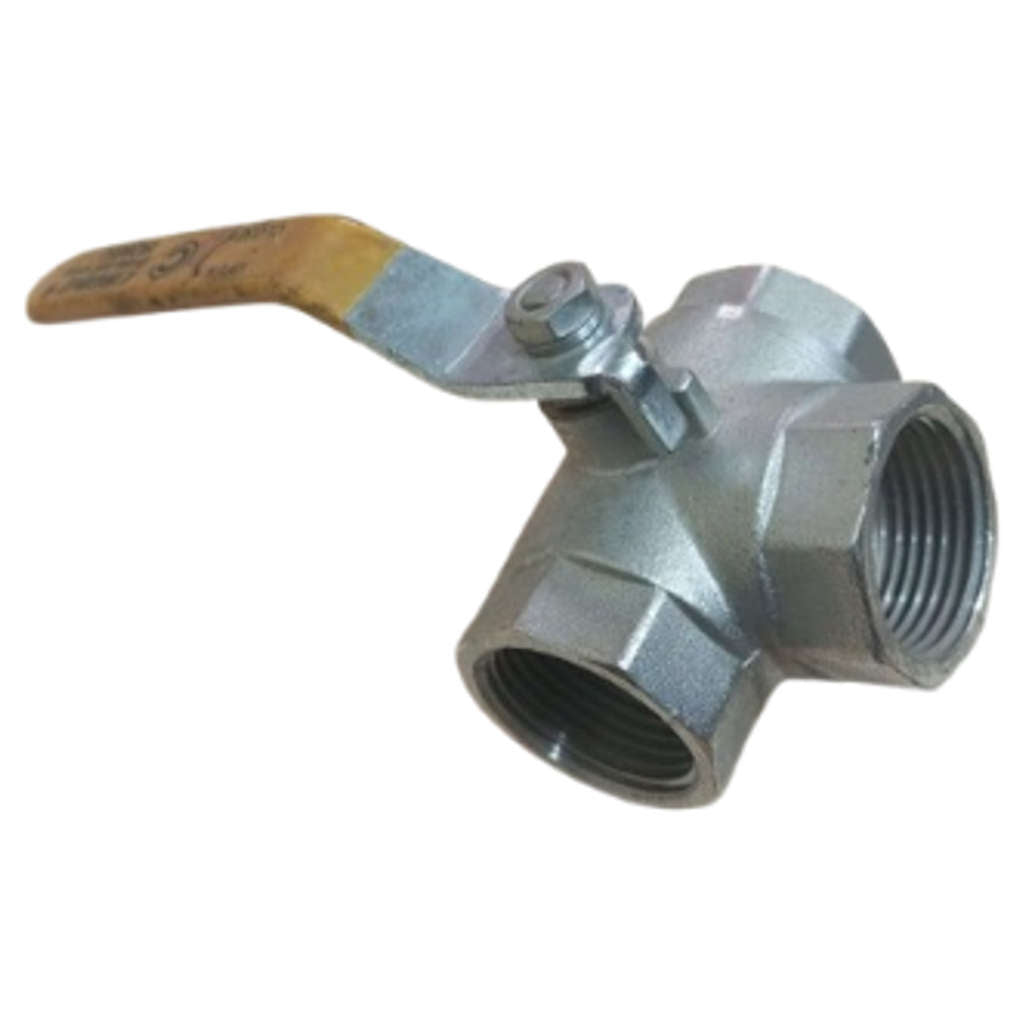 Credit Three Way Valve 1 Inch Internal Thread Stainless Steel SS 304 Grade 