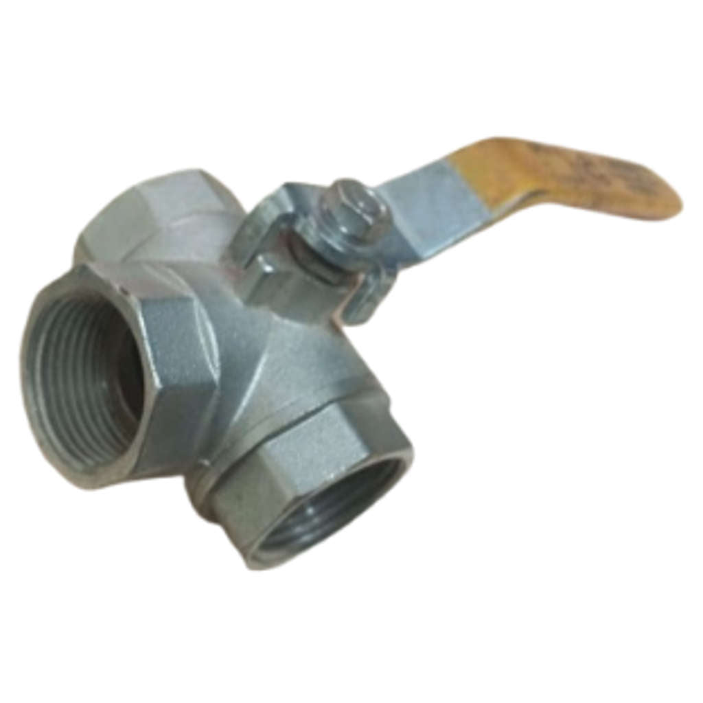 Credit Three Way Valve 1 Inch Internal Thread Stainless Steel SS 304 Grade