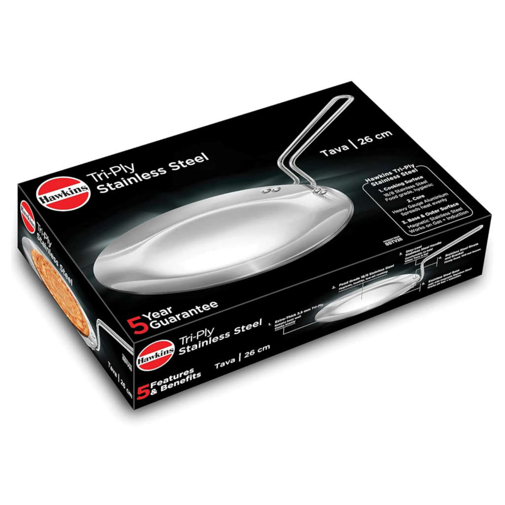 Hawkins Tri-Ply Stainless Steel Tawa 26 cm SSTV 26