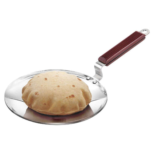 Hawkins Tri-Ply Stainless Steel Tawa With Rosewood Handle 24 cm SSTV 24 