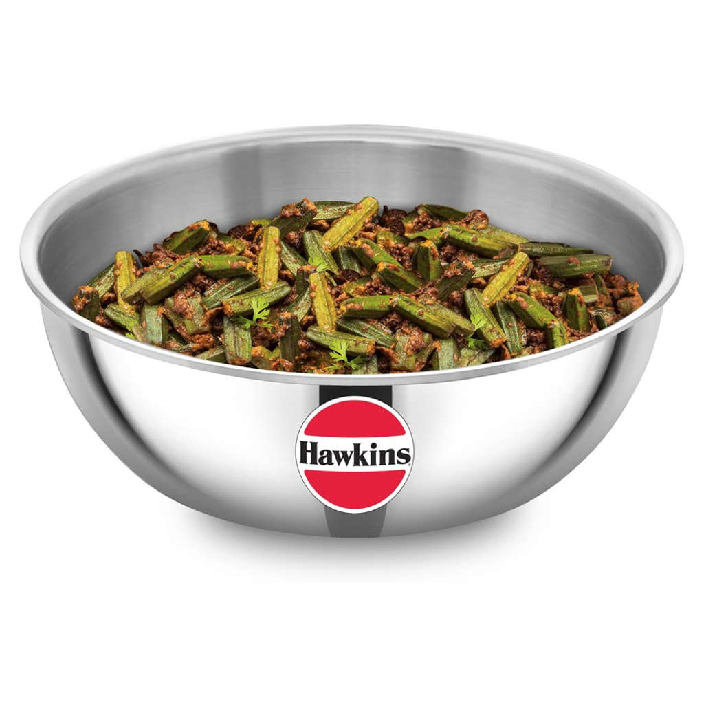 Hawkins Metro Tri-Ply Stainless Steel Kadai 2 Litre SSTA 20 