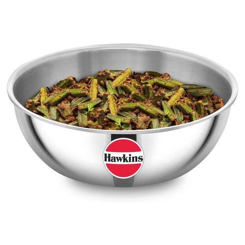 Hawkins Metro Tri-Ply Stainless Steel Kadai 2 Litre SSTA 20 