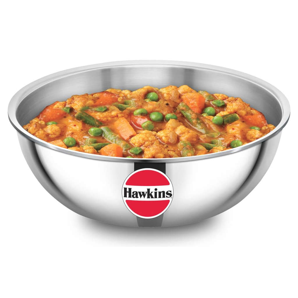 Hawkins Metro Tri-Ply Stainless Steel Kadai 2.5 Litre SSTA 25 