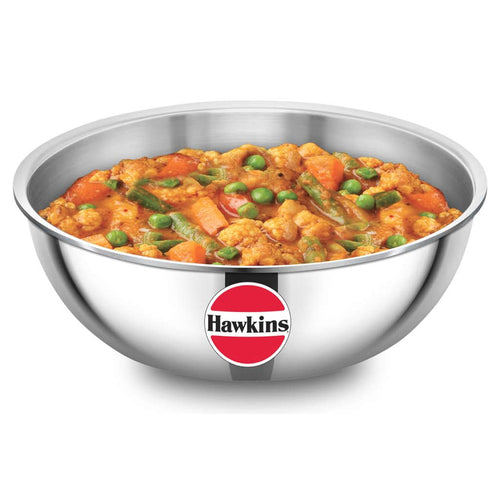 Hawkins Metro Tri-Ply Stainless Steel Kadai 2.5 Litre SSTA 25 