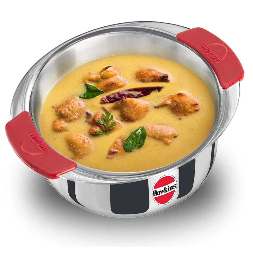 Hawkins Metro Tri-Ply Stainless Steel Patila Without Lid 2 Litre SSP 20