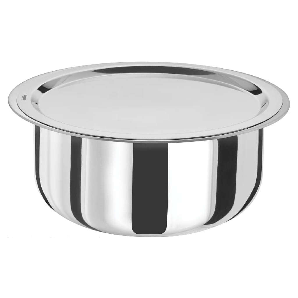 Hawkins Metro Tri-Ply Stainless Steel Patila With Lid 3 Litre SSP 30S 
