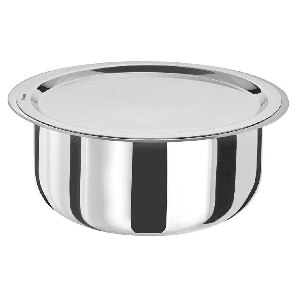 Hawkins Metro Tri-Ply Stainless Steel Patila With Lid 5 Litre SSP 50S 