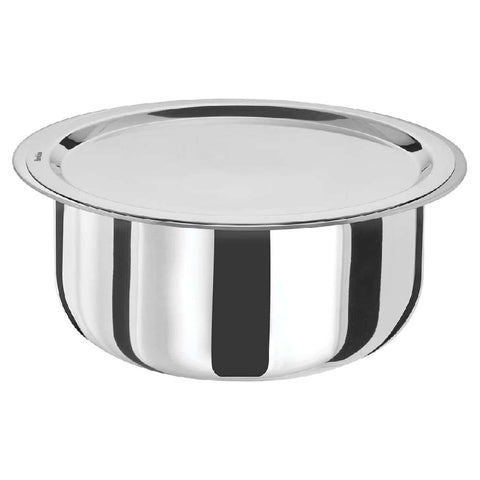Hawkins Metro Tri-Ply Stainless Steel Patila With Lid 5 Litre SSP 50S 