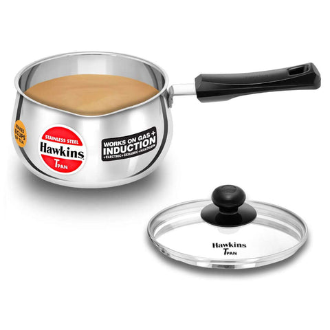 Hawkins Stainless Steel Tea Pan With Lid 2 Litre SST 20G 