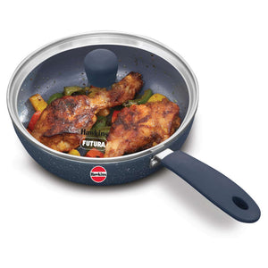 Hawkins Ceramic Nonstick Frying Pan With Lid 23 cm ICF 23G 