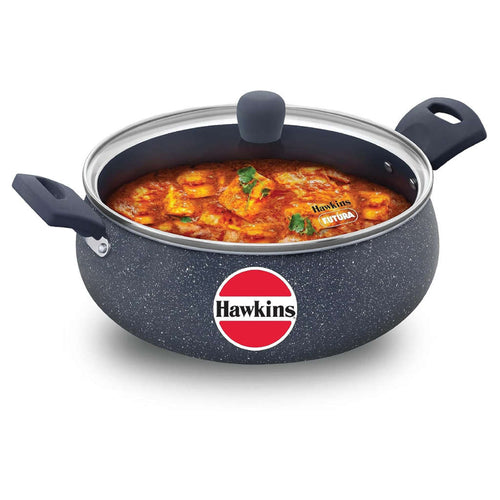 Hawkins Ceramic Nonstick Handi With Lid 5 Litre ICH 50G 