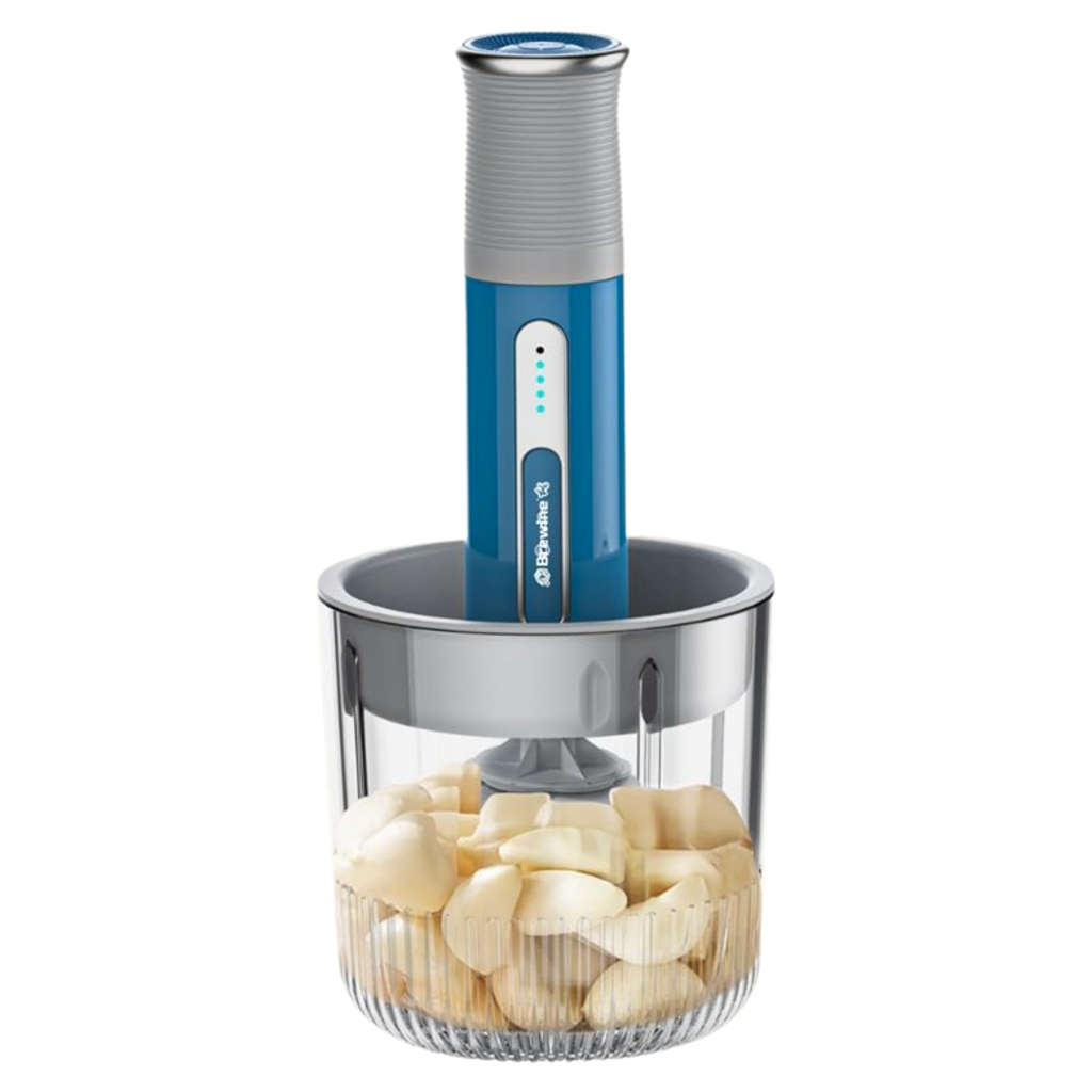 Brewine USB Rechargeable Veg-Chopper & Garlic Peeler 