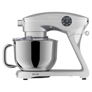 Brewine Stand Mixer With Stainless Steel Bowl 6 Litre Silver 