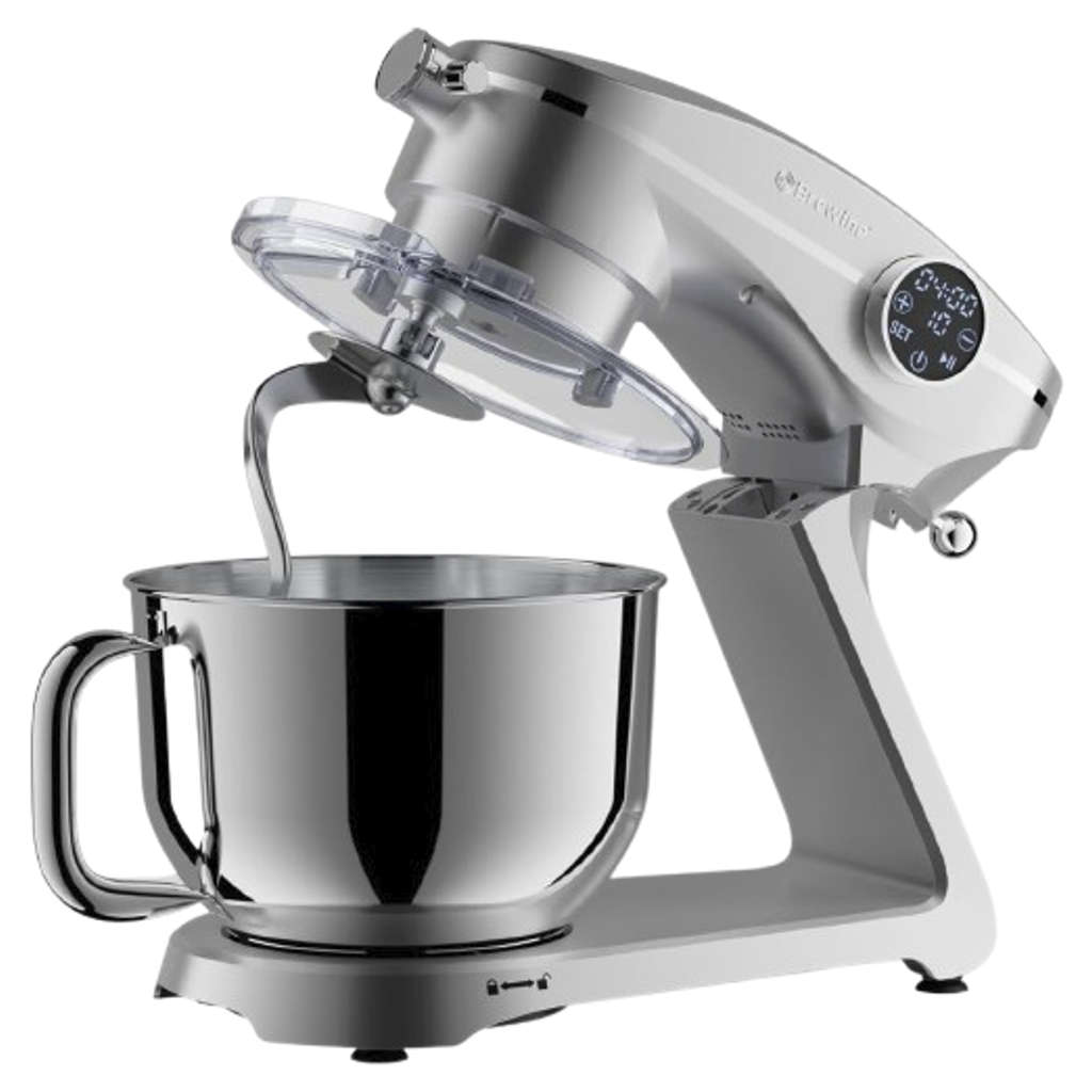 Brewine Stand Mixer With Stainless Steel Bowl 6 Litre Silver