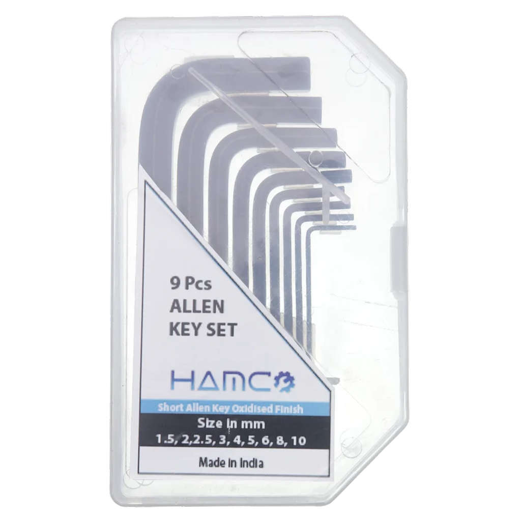 Hamco Short Allen Key Set Of 9 Pcs 