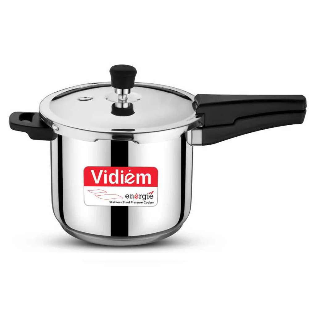 Vidiem ADC Blu Mixer Grinder 5 Jars 750 W And Get Free Energie Stainless Steel Pressure Cooker 3 Litre