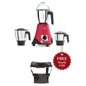 Vidiem Eva Royal Mixer Grinder 750 W And Get Free Stainless Steel Spice Jar 0.1 Litre 