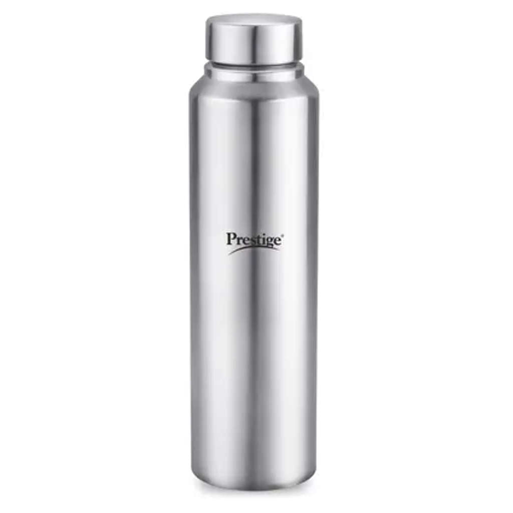 Prestige Electric Kettle PKOSS 1.5 Litre + Splash Stainless Steel Single Wall Bottle 1 Litre