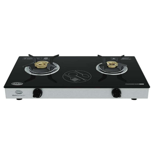 Elgi Ultra Duraflame 2GT Glass Top Gas Stove 2 Burner 