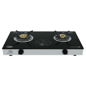 Elgi Ultra Duraflame 2GT Glass Top Gas Stove 2 Burner 