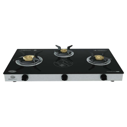 Elgi Ultra Duraflame 3GT Glass Top Gas Stove 3 Burner 