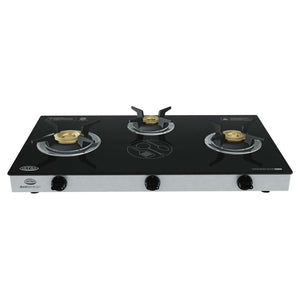 Elgi Ultra Duraflame 3GT Glass Top Gas Stove 3 Burner 