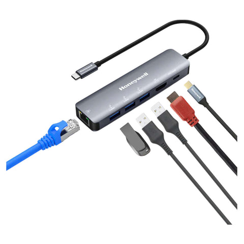 Honeywell 6 In 1 Type C Docking Station Black 