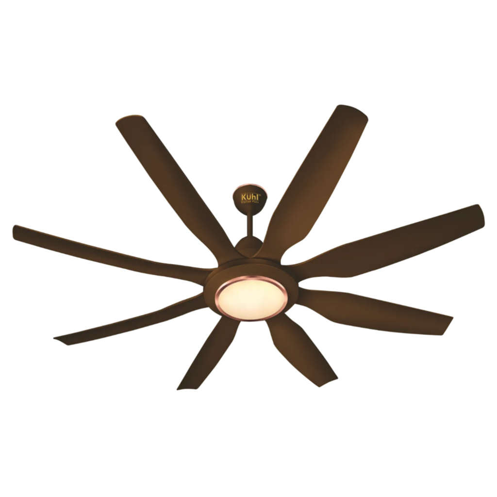 Kuhl Galaxis G8 BLDC Underlight Ceiling Fan With Remote 1740 mm Brown 