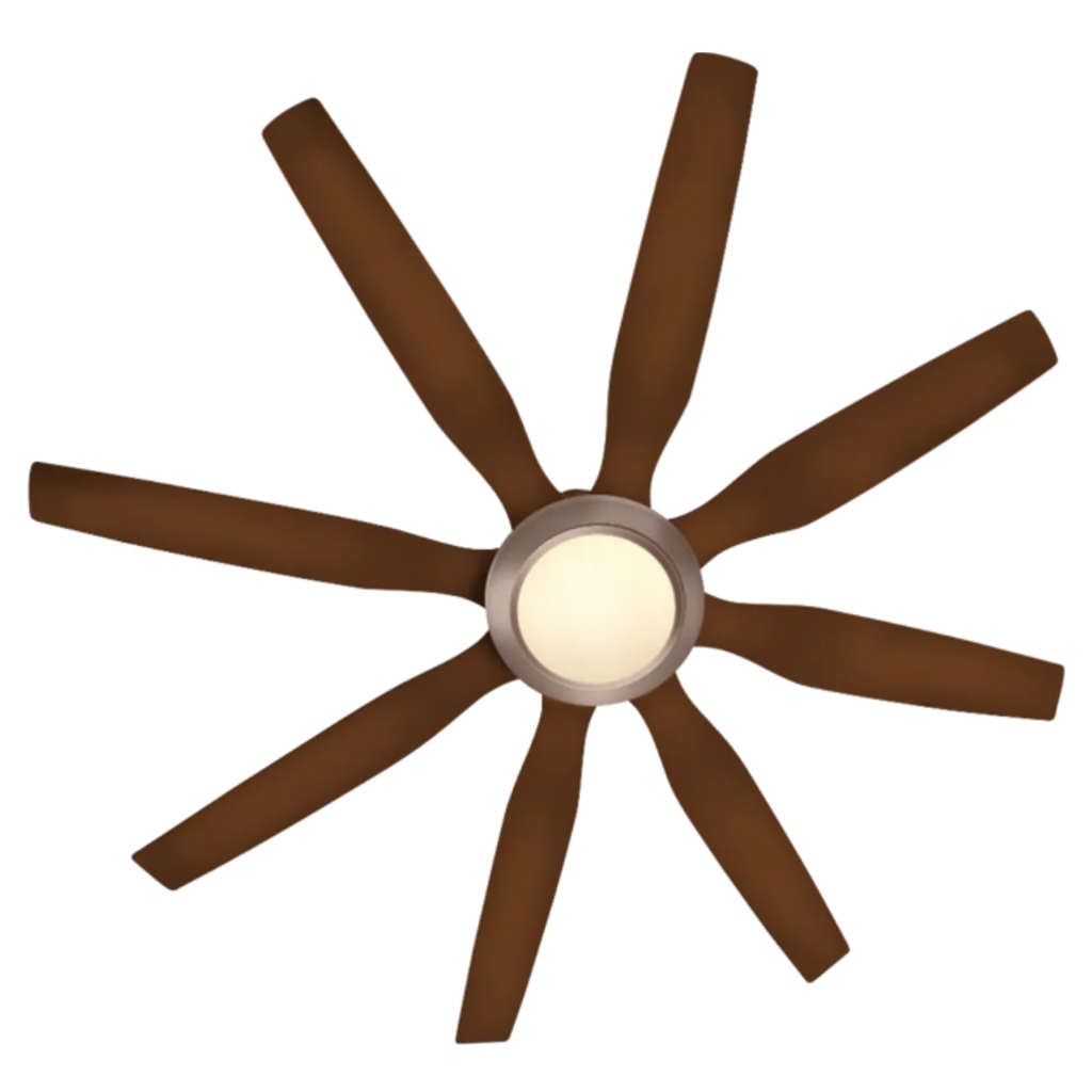 Kuhl Galaxis G8 BLDC Underlight Ceiling Fan With Remote 1740 mm Brown