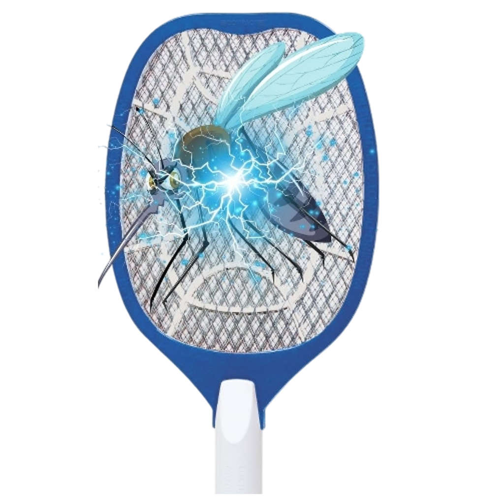 Compact Savior LED Rechargeable Mosquito Racket Bat 400mAH M-851