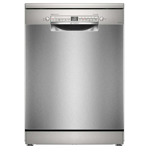 Bosch Series 6 Free Standing 14 Place Setting Dishwasher 60 cm Brushed Steel Anti-Fingerprint SMS6IKI01I 