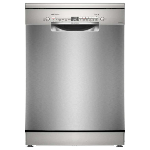 Bosch Series 6 Free Standing 14 Place Setting Dishwasher 60 cm Brushed Steel Anti-Fingerprint SMS6IKI01I 