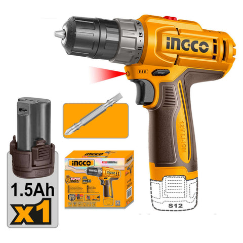 Ingco Cordless Drill 12 V CDLI122061 