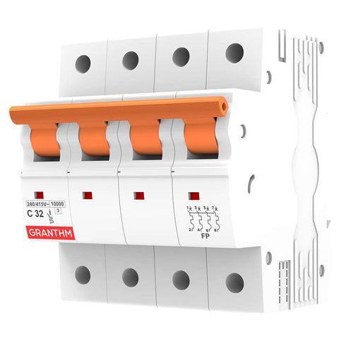 Granthm Connect Series Four Pole MCB 63 Amps GMC 6006.2 