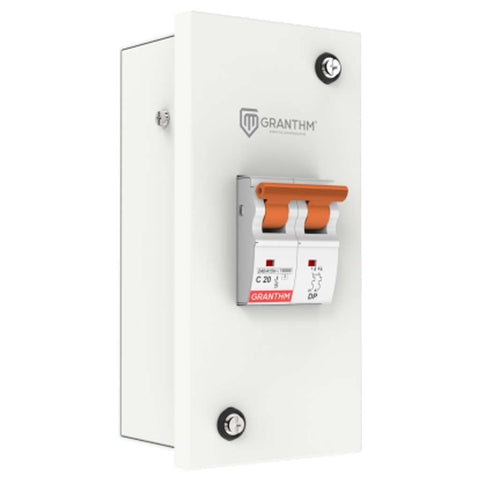 Granthm Equa Series MCB Enclosure 2 Pole GDB 6001 