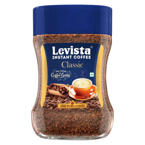 Levista Classic Pure Instant Coffee 50 Gram Jar 