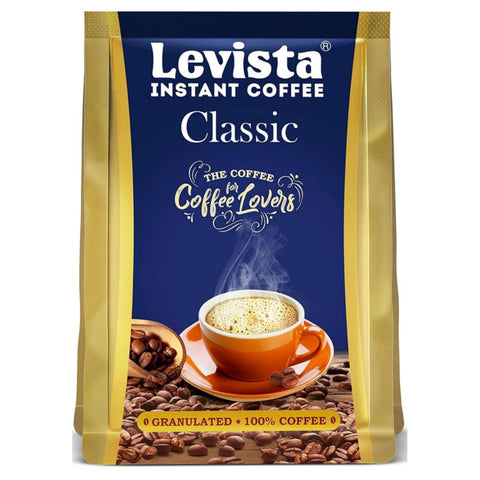 Levista Classic Pure Instant Coffee 100 Gram Pouch 