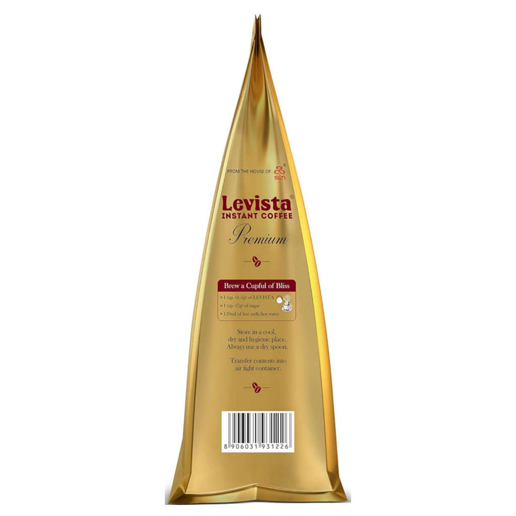 Levista Premium Instant Coffee 200 Gram Pouch