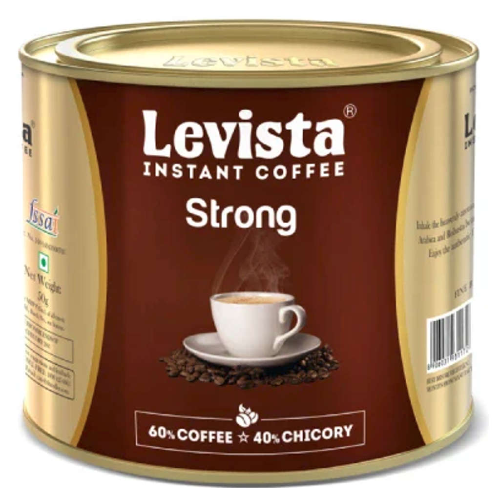 Levista Strong Instant Coffee 50 Gram Can 
