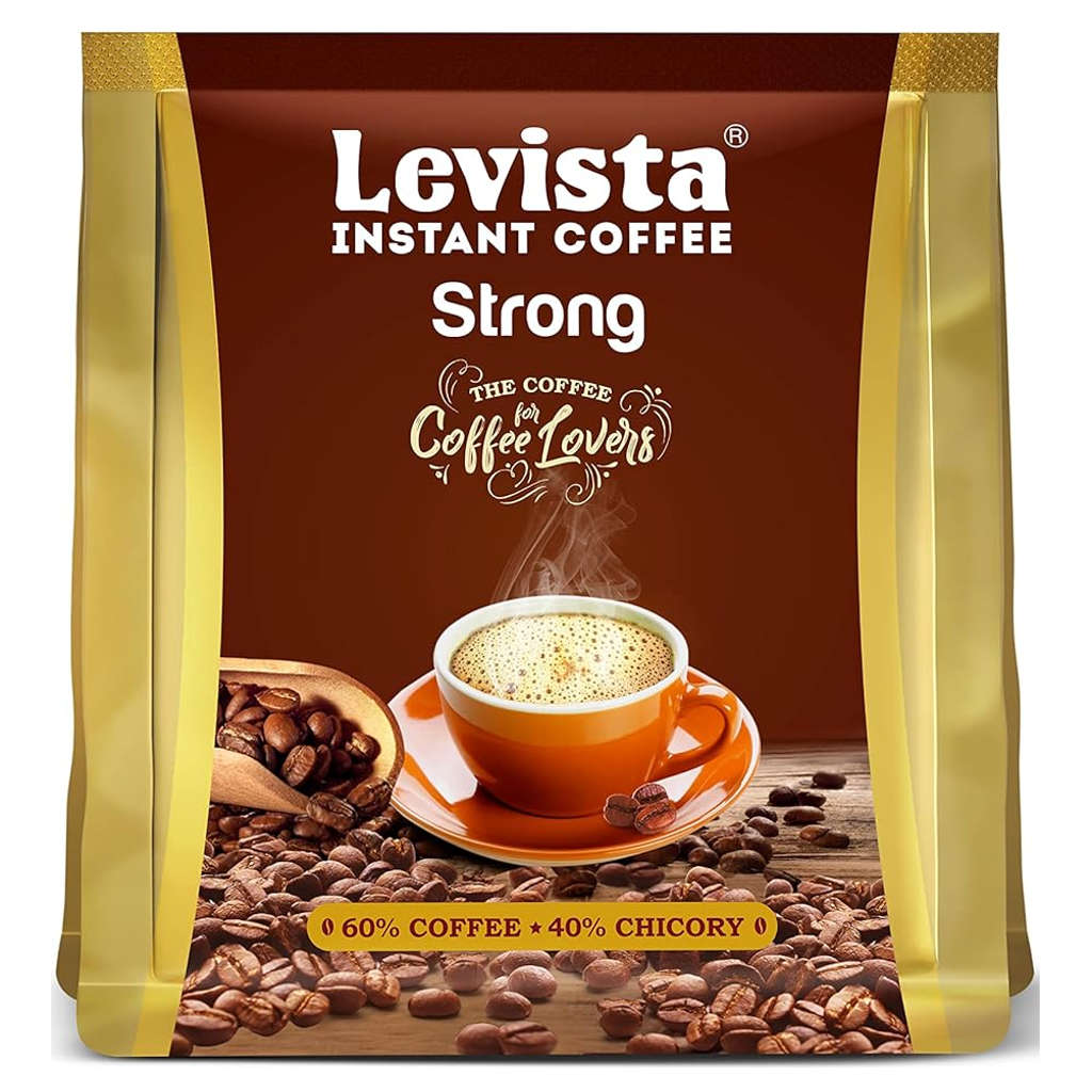 Levista Strong Instant Coffee 50 Gram Pouch 