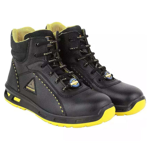 Liberty Warrior Earth Steel Toe Safety Shoe Black Size 9 