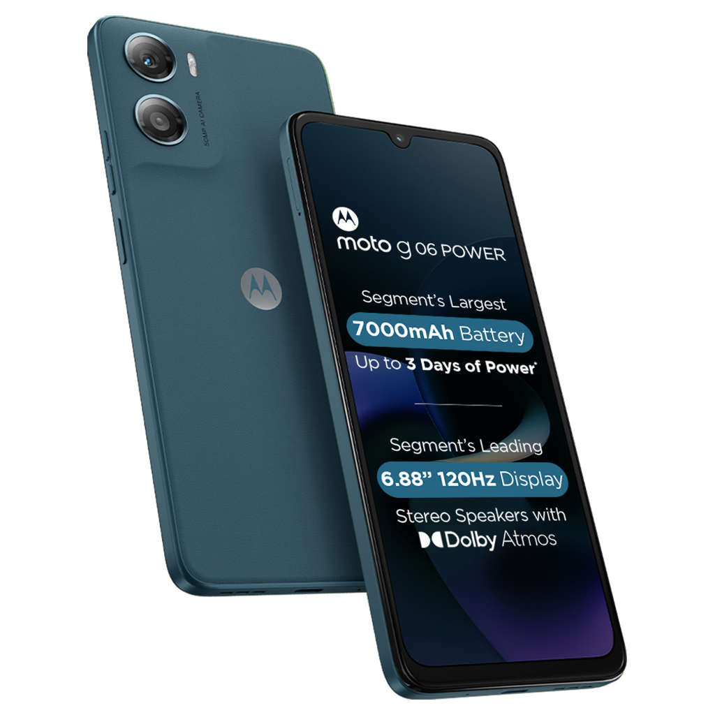 Motorola g06 Power Smartphone 4GB RAM 64GB Storage Pantone Tapestry