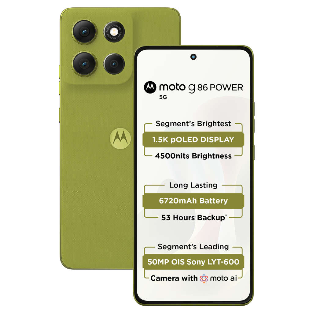 Motorola g86 Power Smartphone 8GB RAM 128GB Storage Pantone Golden Cypress 