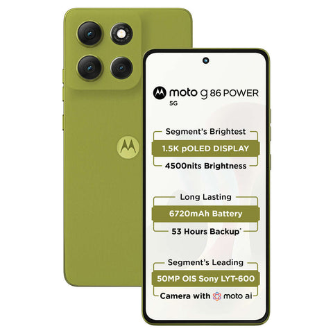 Motorola g86 Power Smartphone 8GB RAM 128GB Storage Pantone Golden Cypress 