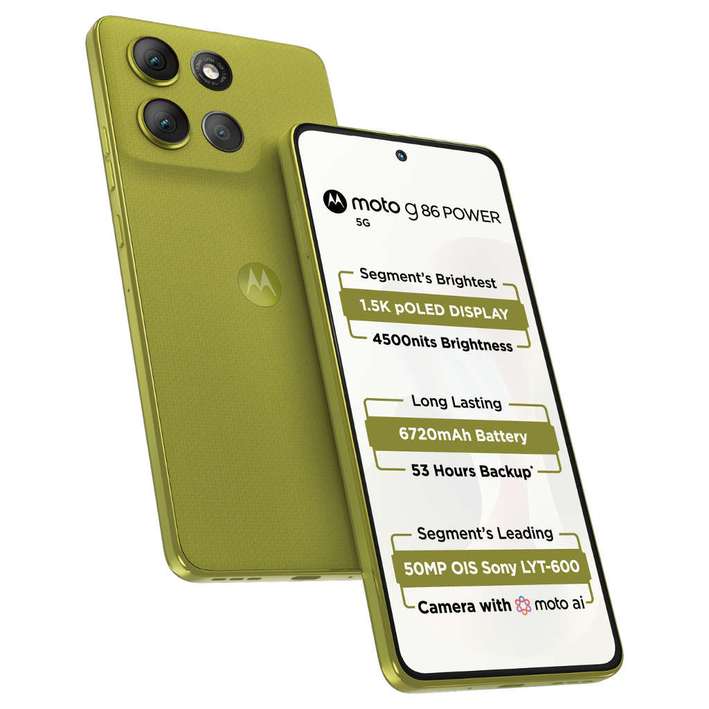 Motorola g86 Power Smartphone 8GB RAM 128GB Storage Pantone Golden Cypress