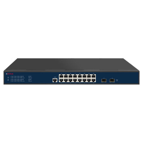CP Plus 16 Port Managed PoE Switch With 16 Port Managed PoE Switch With CP-ANW-GPM16F2-N24 