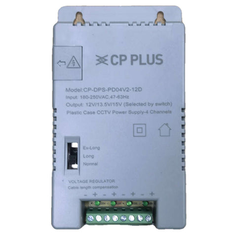 CP Plus 4 Channel Power Supply CP-DPS-PD04V2-12D 