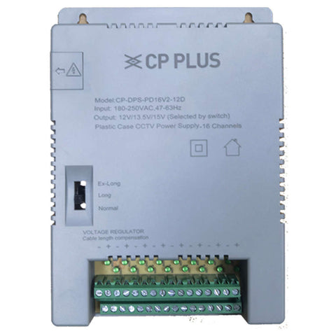 CP Plus 16 Channel Power Supply CP-DPS-PD16V2-12D 