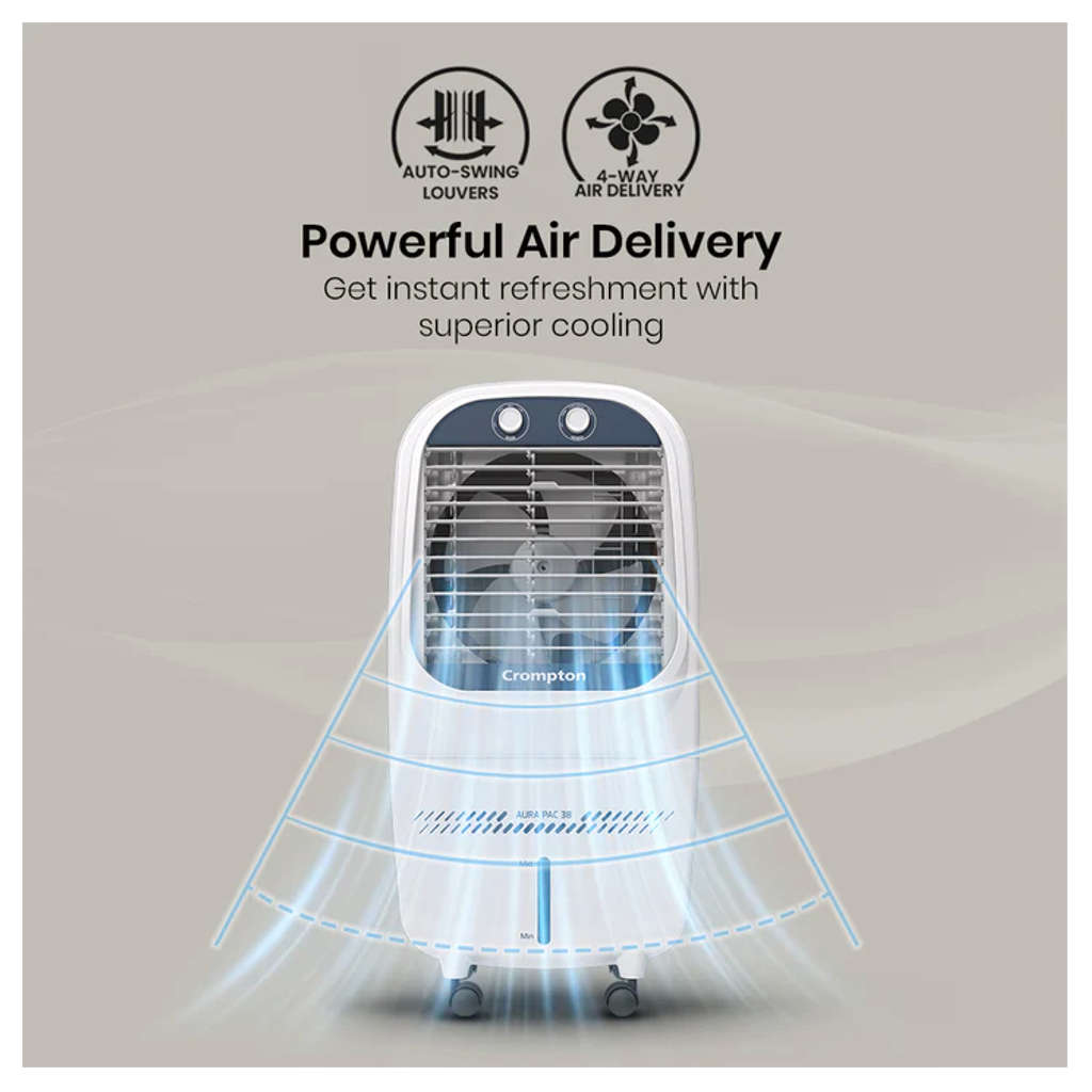 Crompton Aura Personal Air Cooler 38 Litre